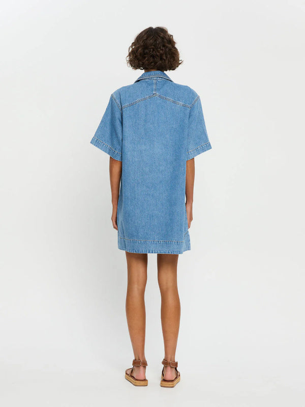 Long Sleeve Denim Button Through Denim Dress Evie Denim Dress Cream Beige Denim Dress KIVARI KIVARI Long Sleeve Denim Button Through Denim Dress Evie Denim Dress Cream Beige Denim Dress KIVARI KIVARI
