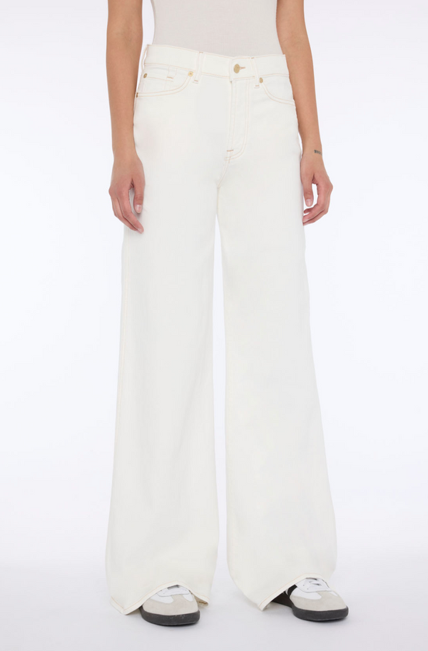 パンツ 7 FOR ALL MANKIND Women Pants 7U63C549U7SL0 White 7 For All Mankind Lotta Jeans - Sugar - 7 SOUTH