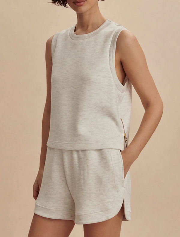 (取寄) バーリー レディース シア クロップ タンク Varley women Shea Crop Tank Ivory Marl Varley Shea Crop Tank - Ivory Marl - 7 SOUTH