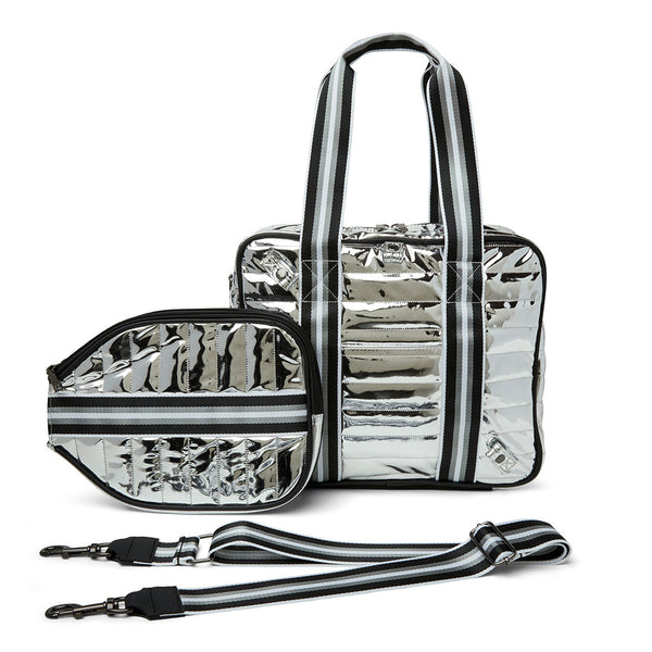 Think Royln Sporty Spice Pickleball Bag - Silver Mirror - 7 SOUTH