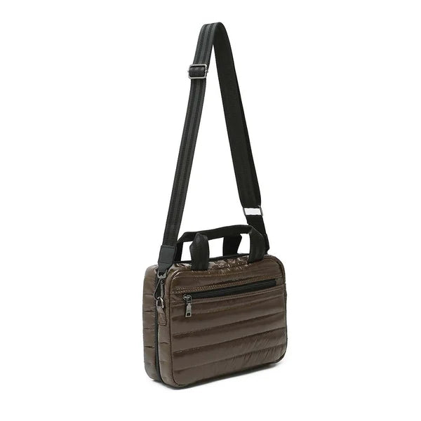 Think Royln Stowaway Toiletry Case- Glossy Chocolate