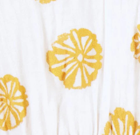 Mer St. Barth Zara Women's Caftan- White Sand Dollar