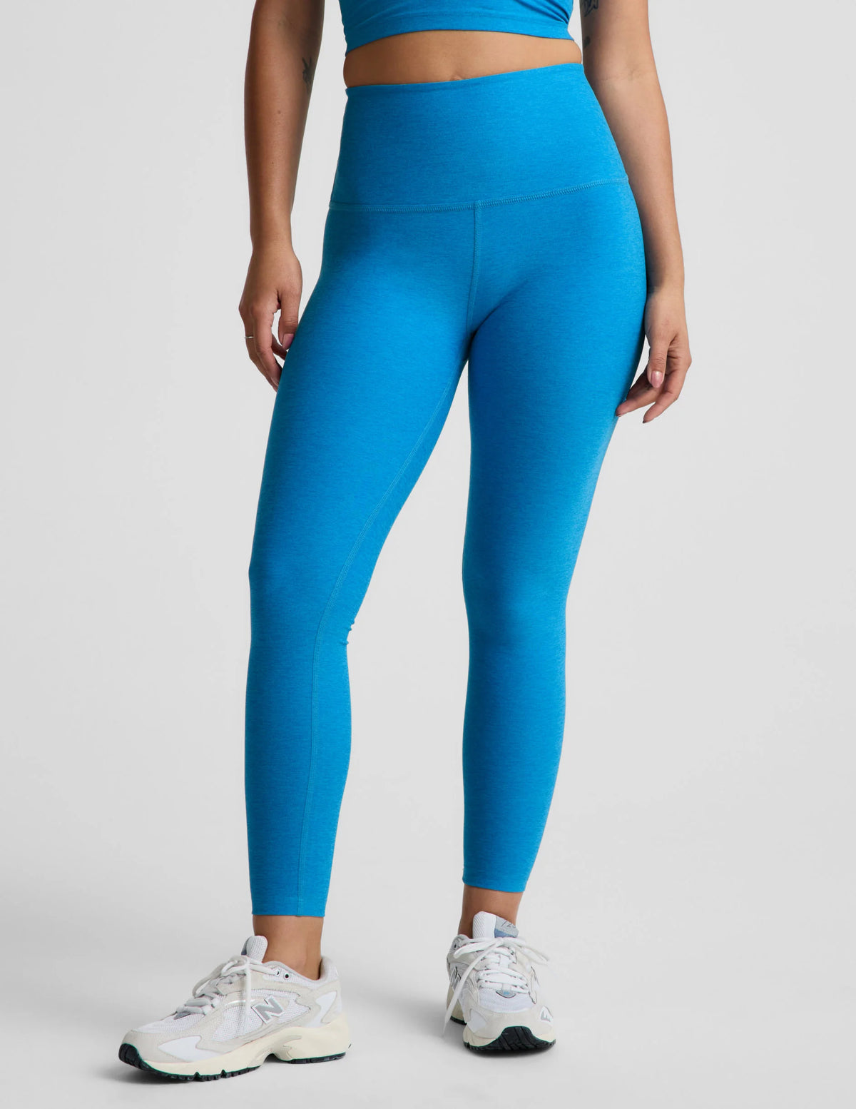 Beyond Yoga Spacedye Caught In The Midi HW Legging- Malibu Lagoon Heather