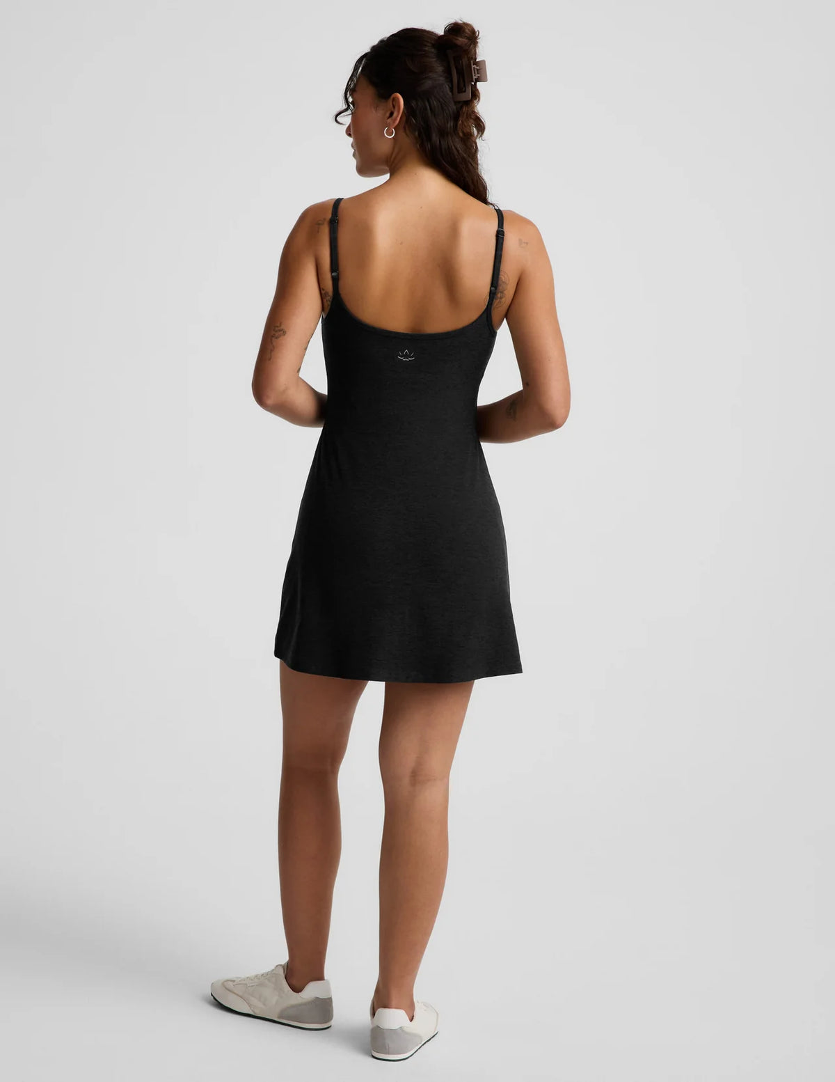 Beyond Yoga Midweight Spacedye™ Forever Dress- Darkest Night