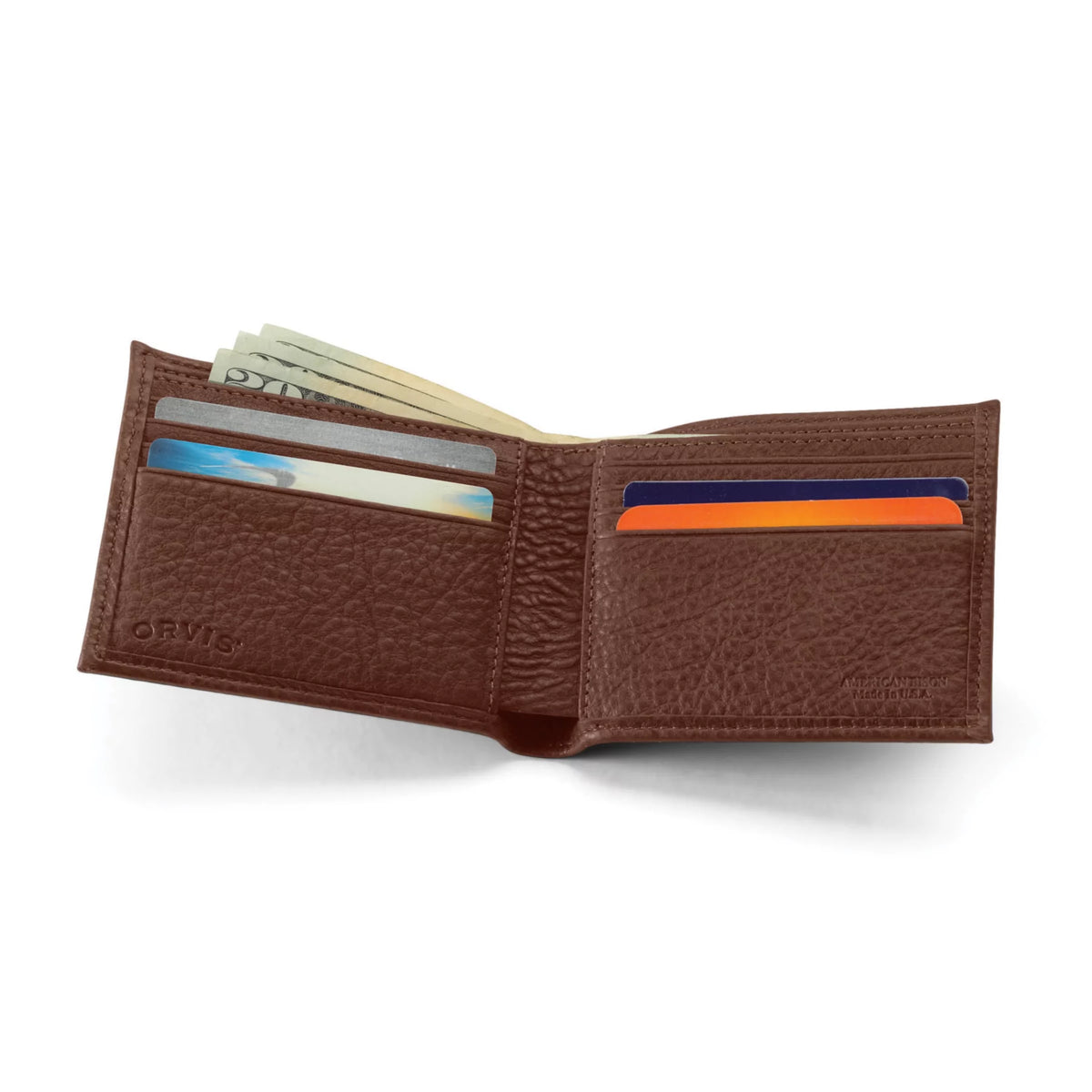 Orvis Bison Thinfold Wallet - Brown