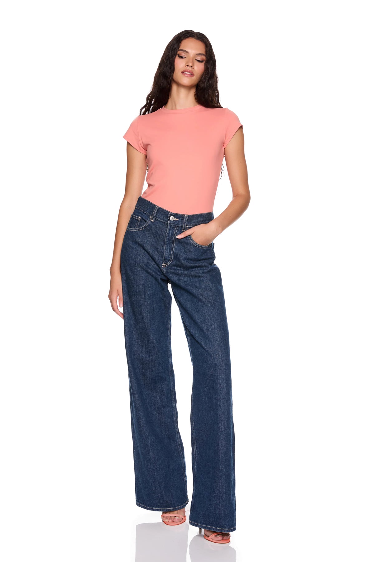 Susana Monaco Essential Crew Short Sleeve Tee - Terra