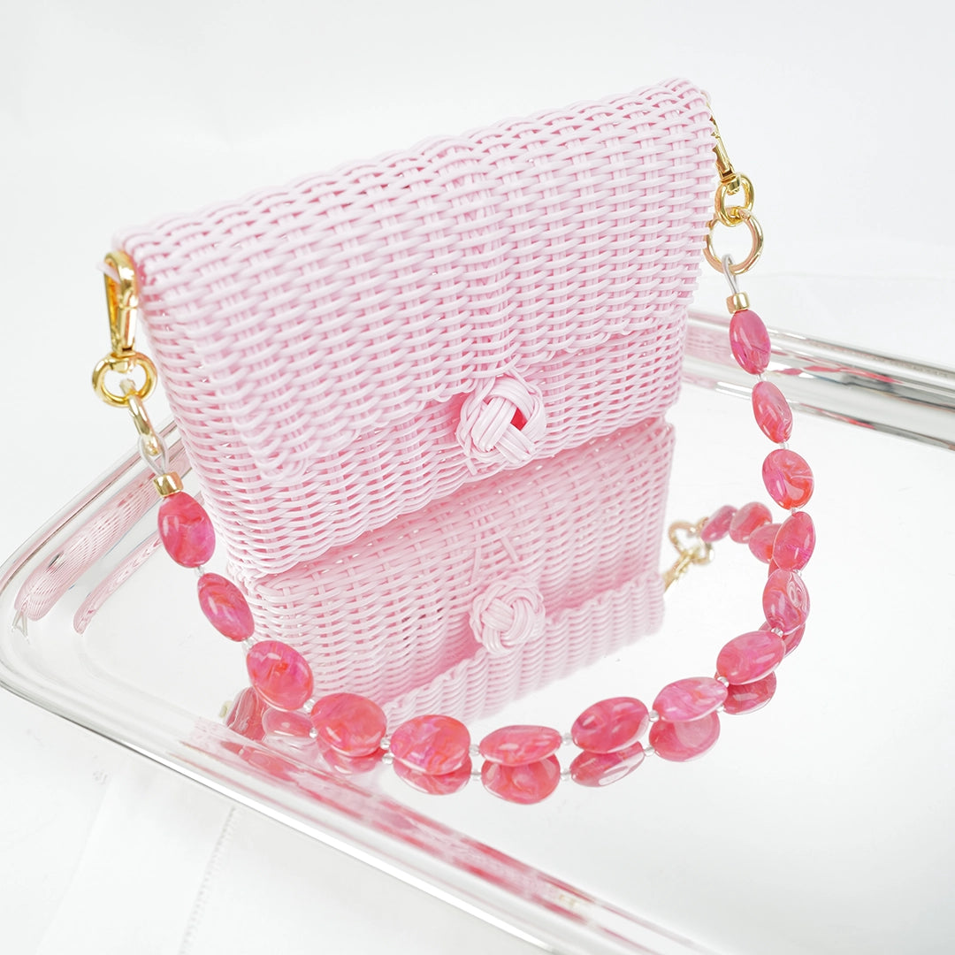 The Lilley Line Clutch - Solid Baby Pink