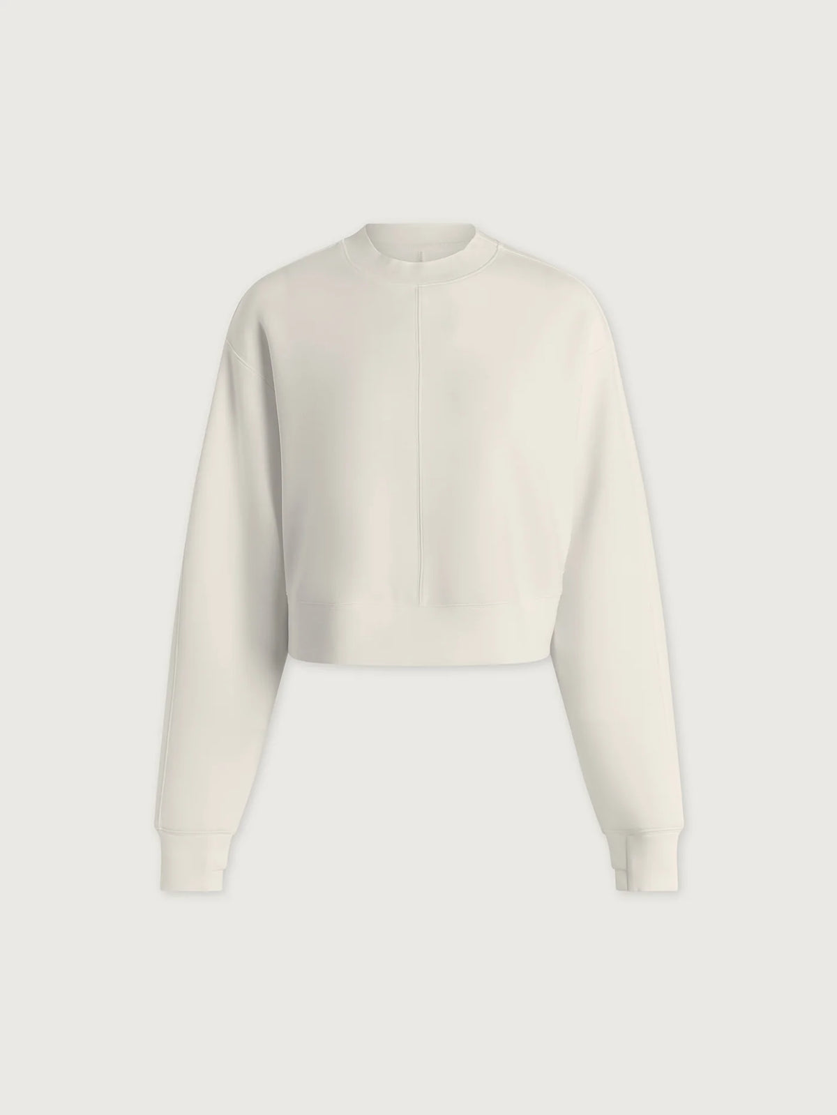 Varley Tasmin Cropped Sweat - Snow White