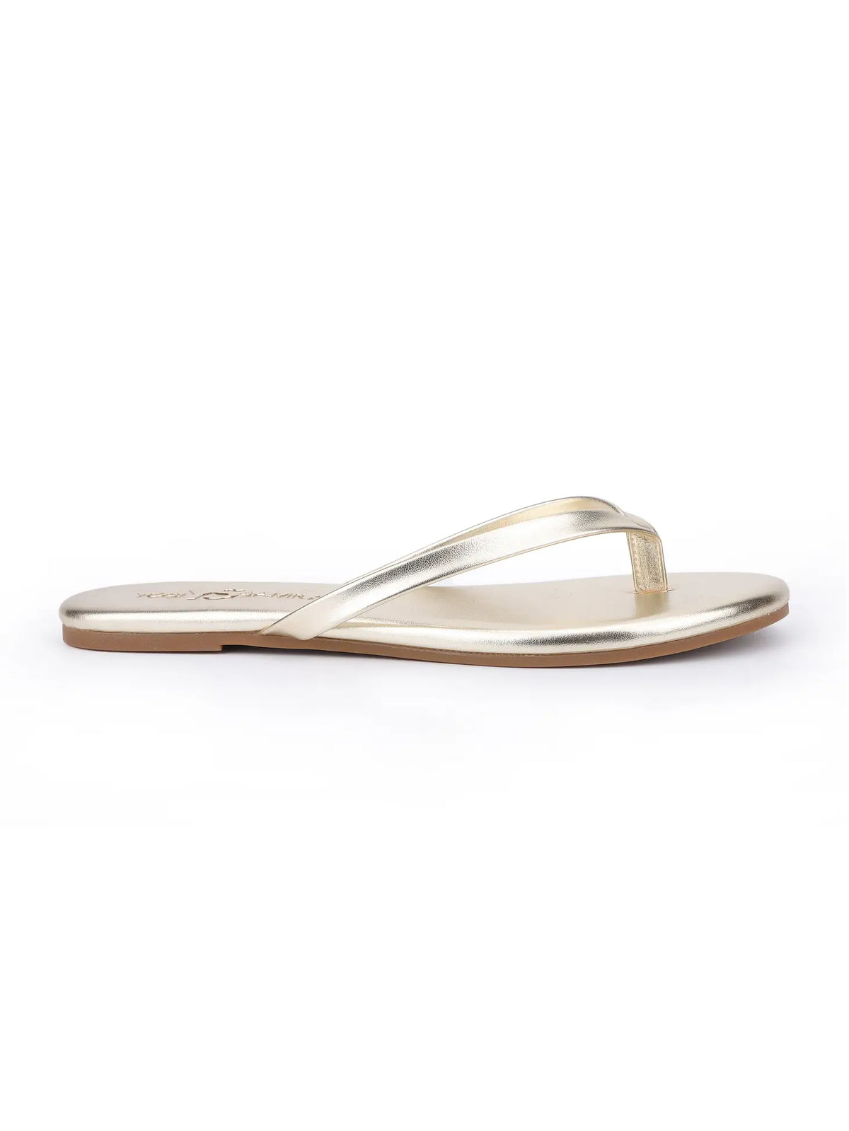 Yosi Samra Rivington Flip Flop - Gold Metallic