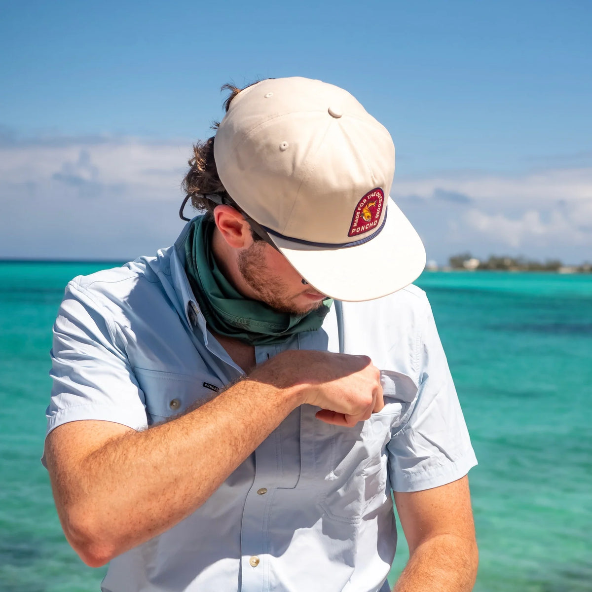 PONCHO Original Short Sleeve Shirt- The Anchoa
