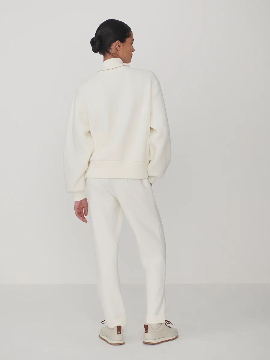 Varley Klaudia Fleece Jacket- Egret