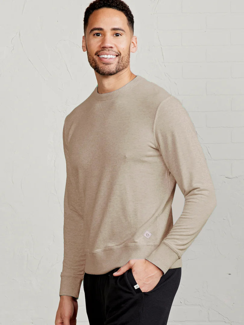 Tasc Stadium French Terry Sweatshirt - Gray Oak Heather