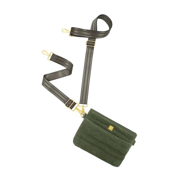 Think Royln Bum Bag 2.0 Suede- Olive Branch