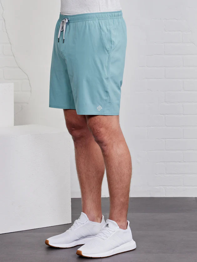 Tasc Vital 7in Unlined Short - Green Quartz