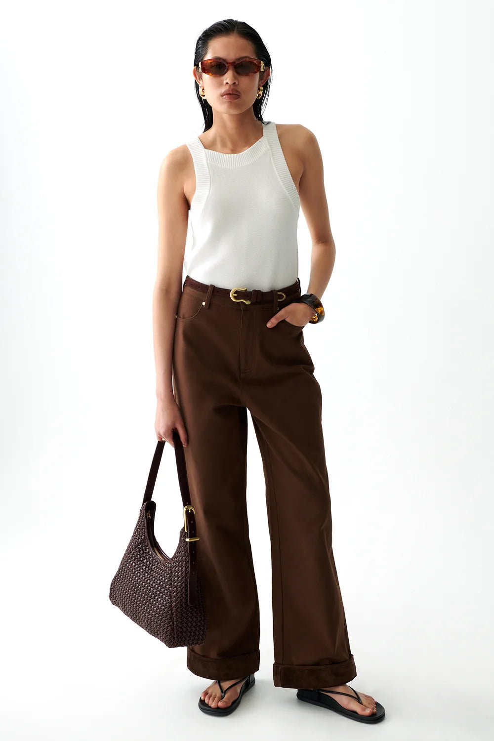Sancia The Tash Knit Tank- White
