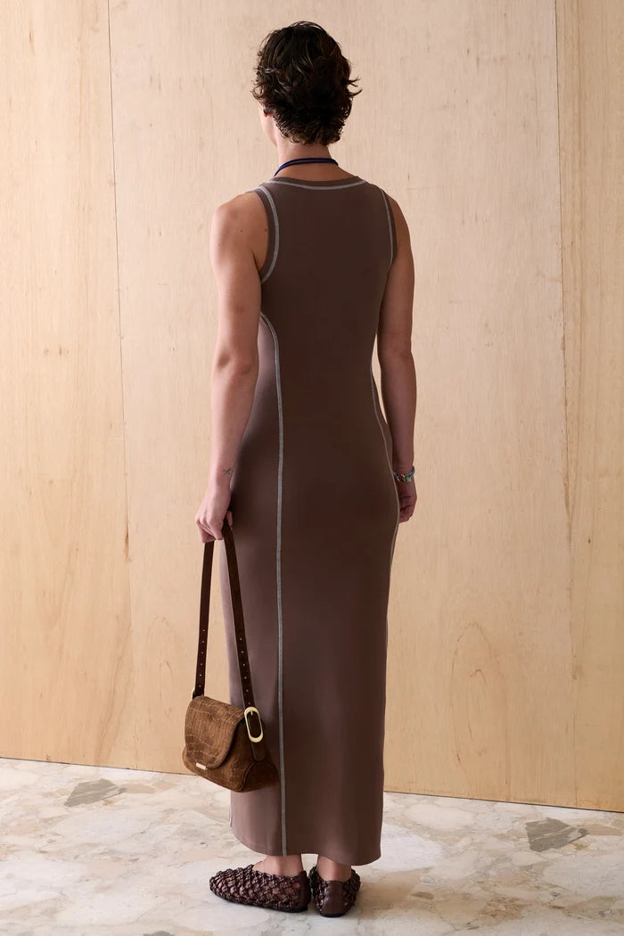 Sancia The Marion Dress- Truffle