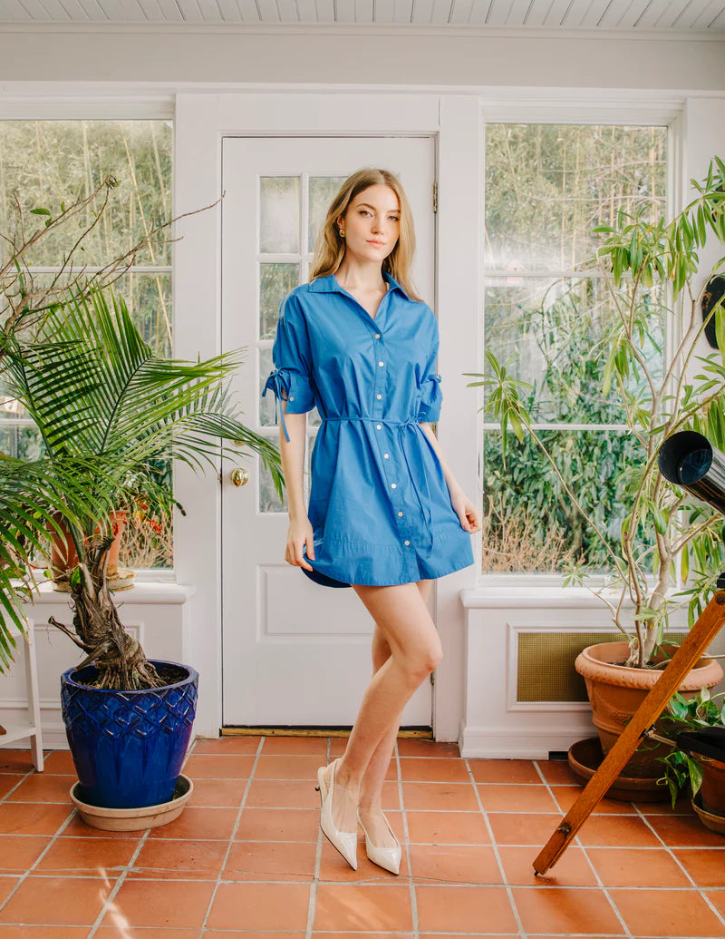 Love The Label Shannon Mini Dress- Palace Blue