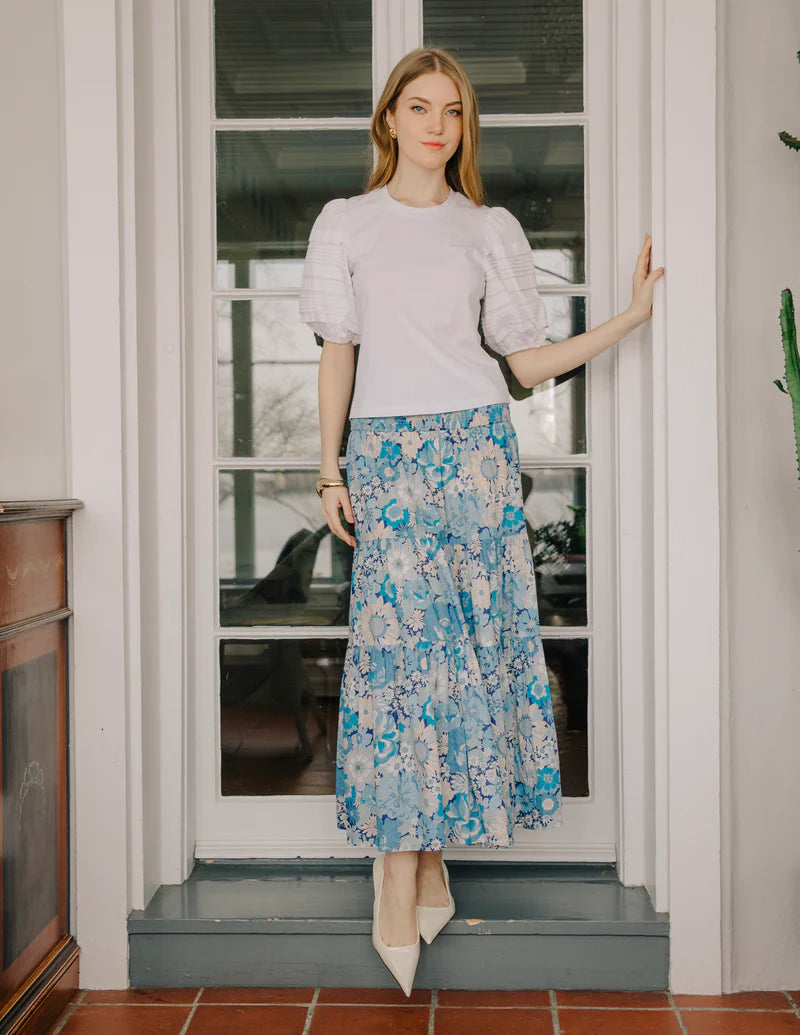 Love The Label Izzy Skirt- Summers In the Sun Liberty Print
