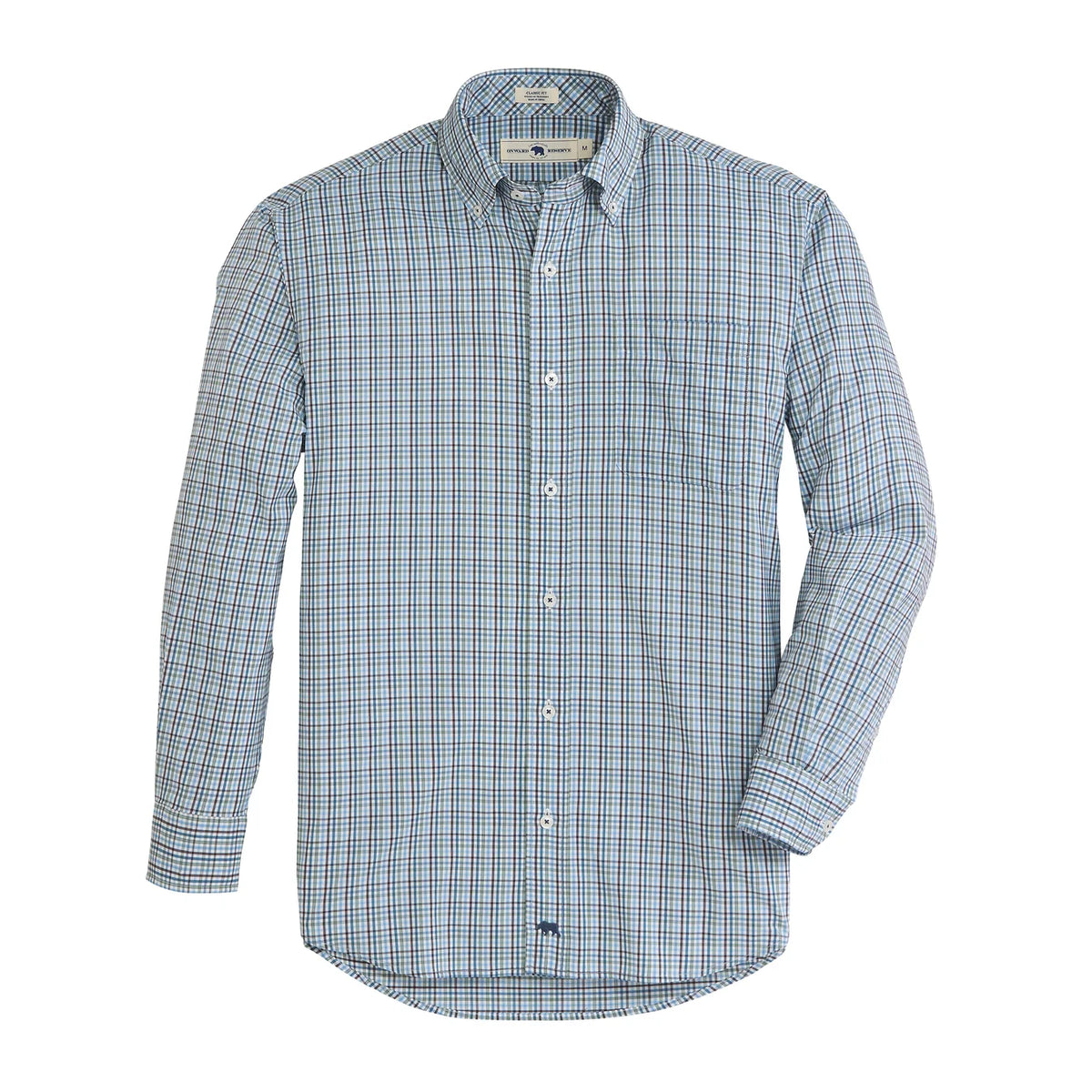 Onward Reserve Dunlin Classic Fit Performance Shirt - Chocolate