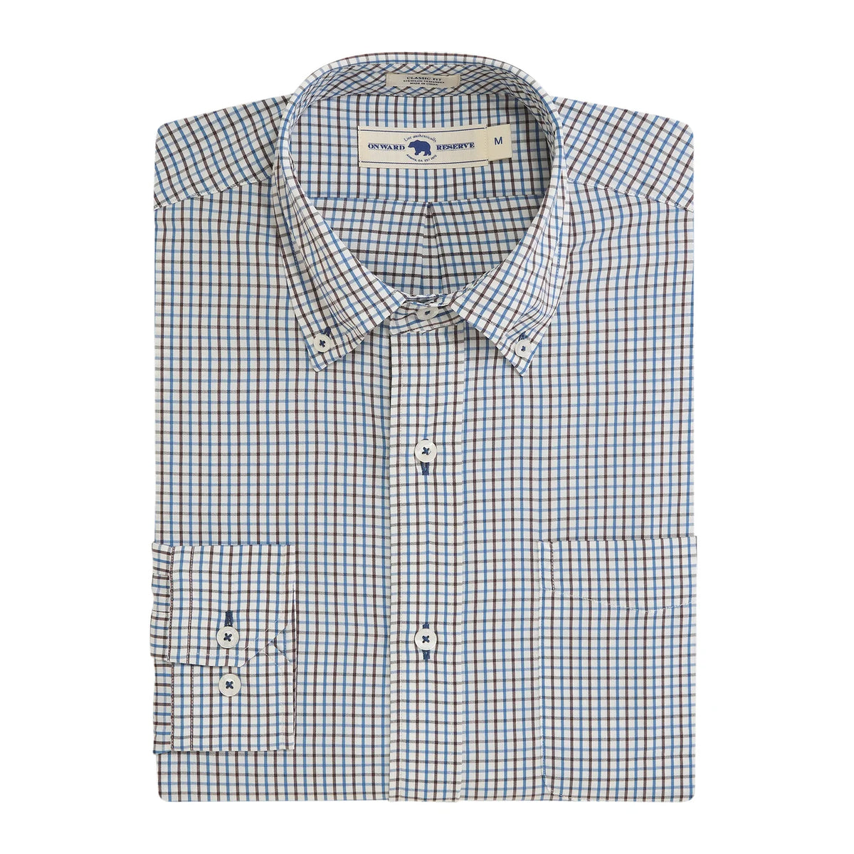 Onward Reserve Queen Classic Fit Performance Shirt - Captains Blue