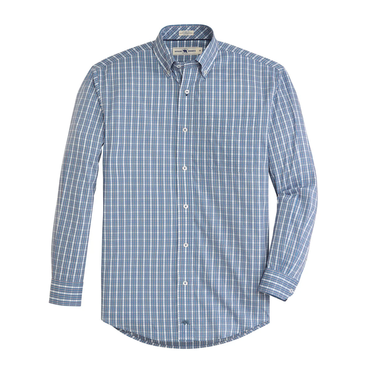 Onward Reserve Chalmers Classic Fit Quad Shirt - Captains Blue