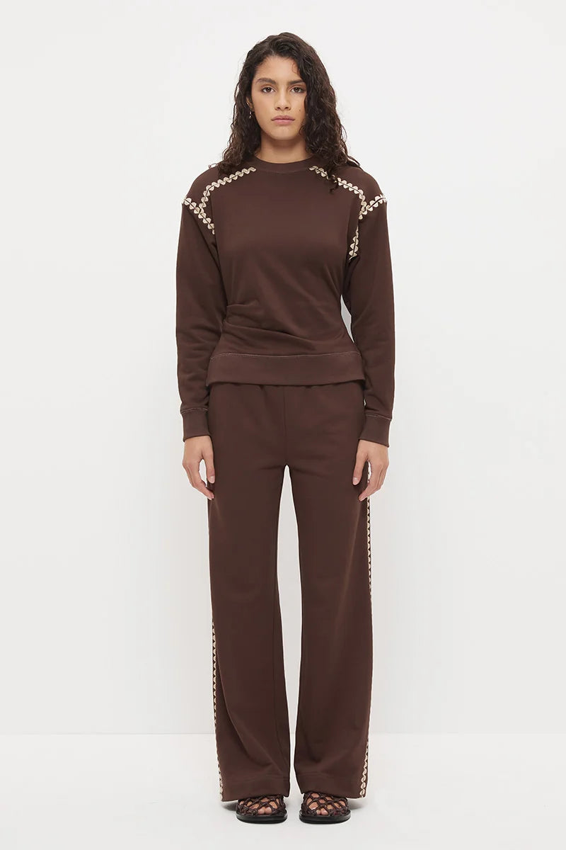 Mon Renn Reese Sweatshirt- Chestnut