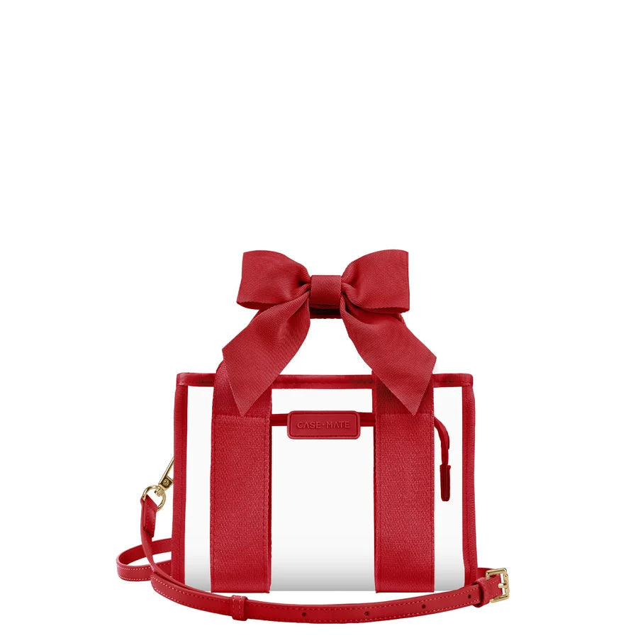 CASE MATE Jelly Stadium Bag- Varsity Red Bow
