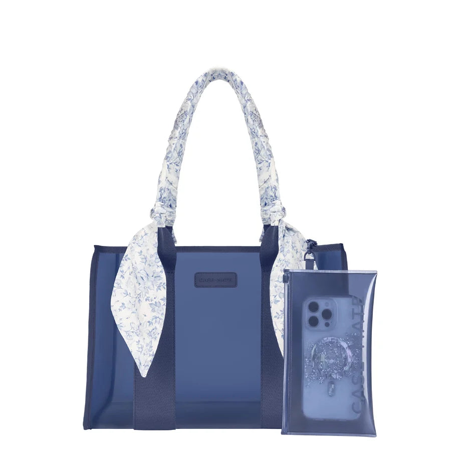 CASE MATE Jelly Tote Bag- Medium- Something Navy Twilly
