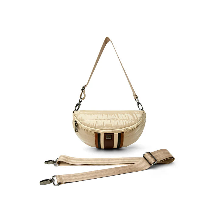 Think Royln Little Runaway - Blonde Patent and Colorblock Luxe Stripe