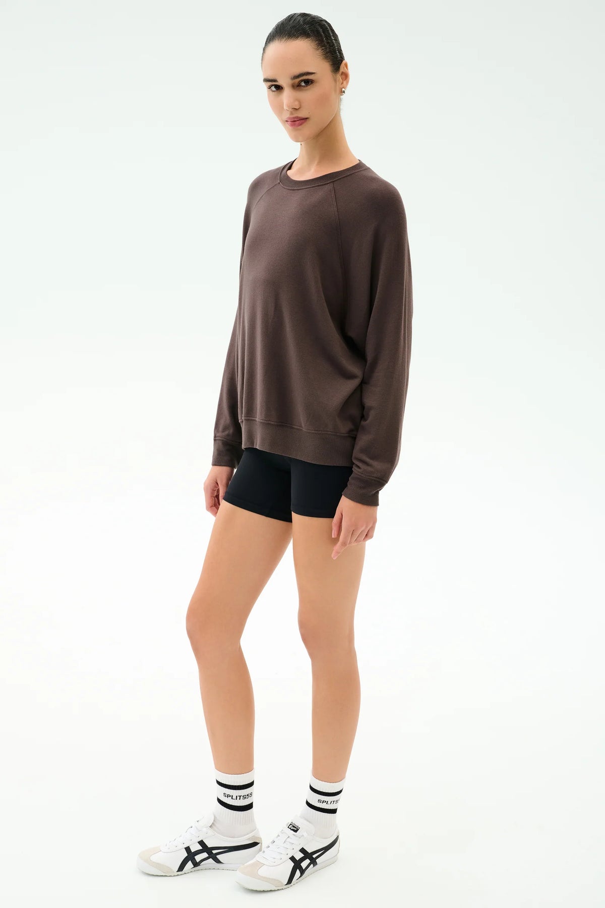 Splits 59 Andie Oversized Fleece - Dark Chocolate