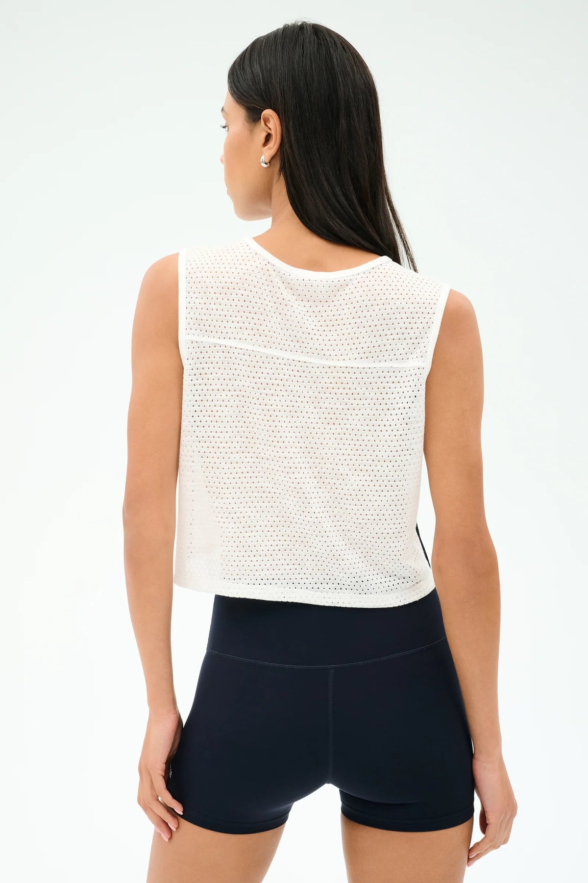 Splits 59 Logan Mesh Tank - White/Indigo