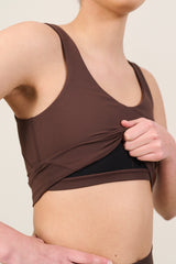 Lune Active River Lift Perfect Bra - Coffee Bean