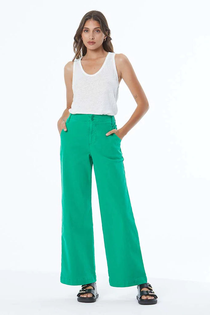Fabulous Young Broke On the Road NWT Mint Green Tencel Flowy Jogger Pants  Large