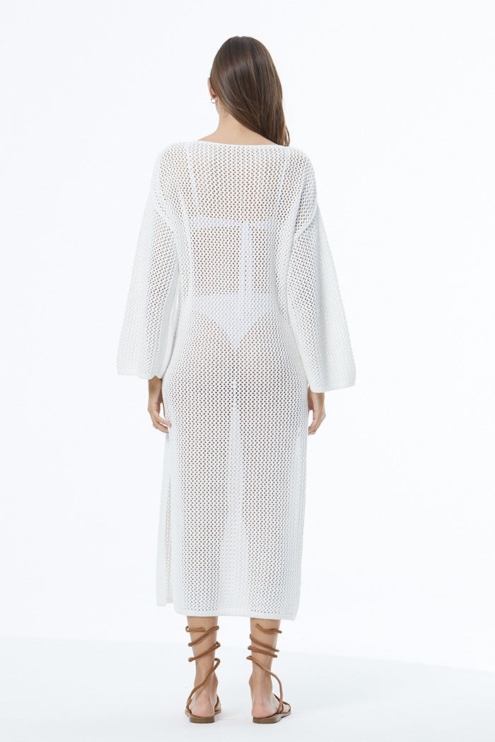 Young Fabulous &amp; Broke Santorini Crochet Dress - Bone