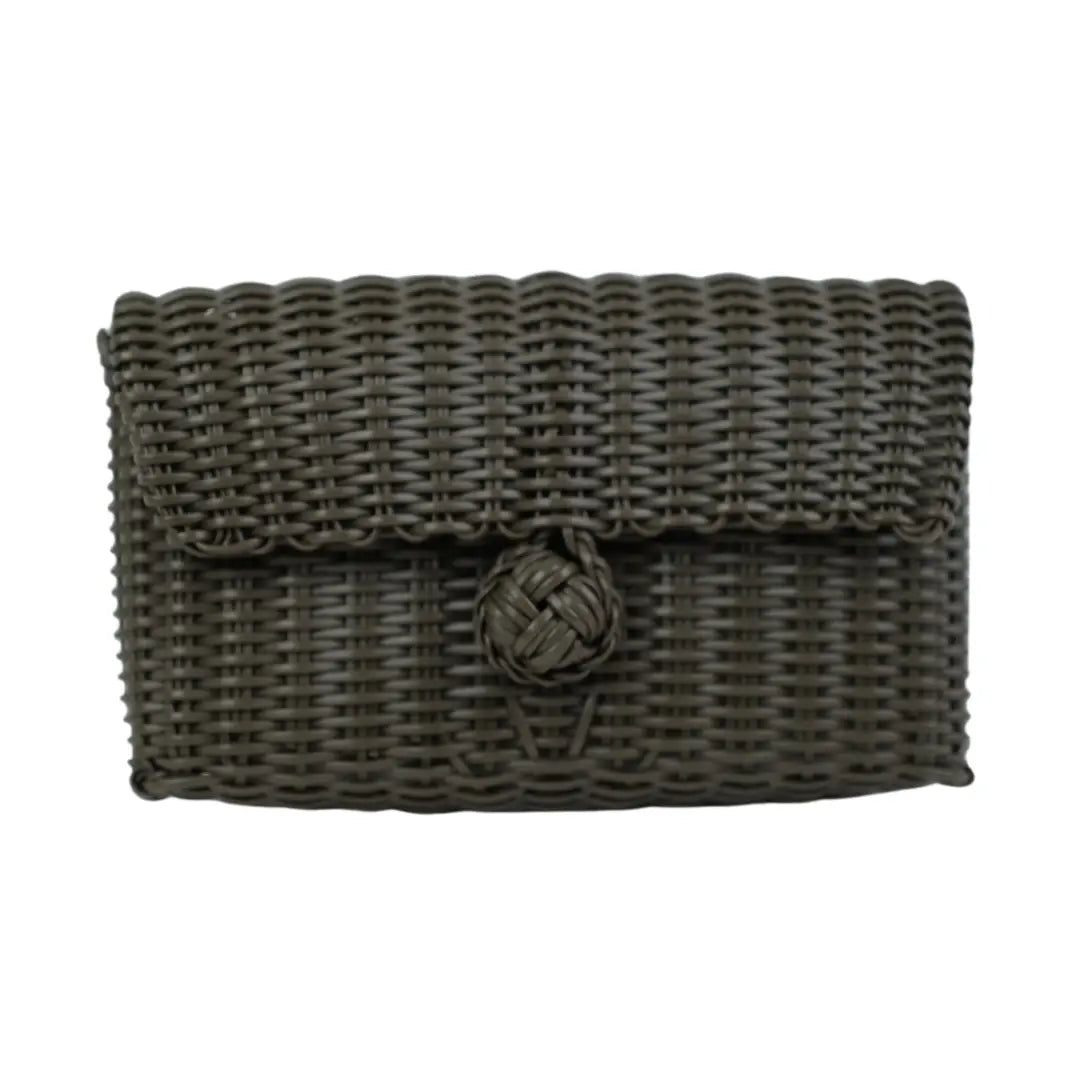 The Lilley Line Clutch - Solid Dark Chocolate