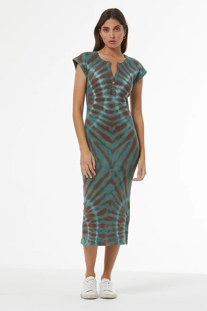 Young Fabulous &amp; Broke Lyra Dress - Blue Ivy Spin Wash