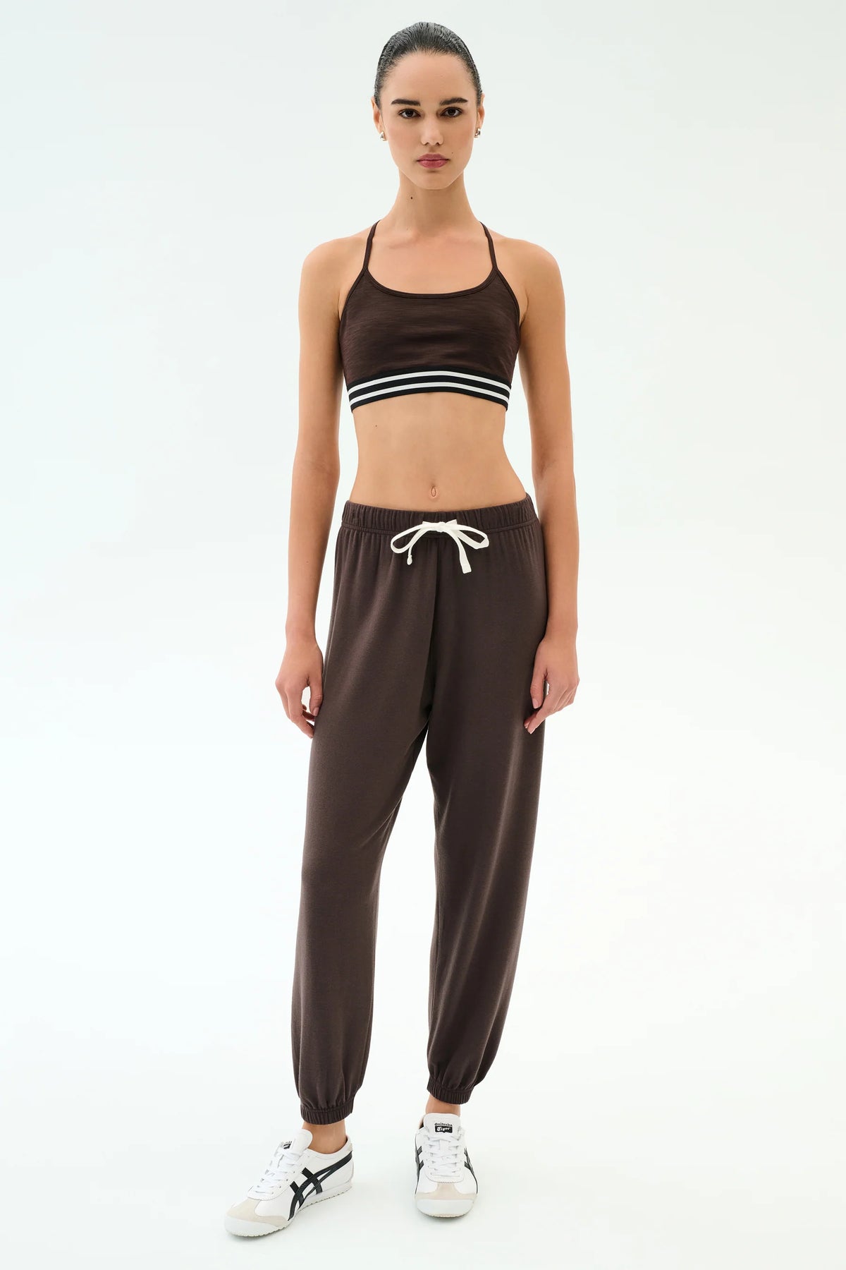 Splits 59 Andie Oversized Fleece Sweatpant - Dark Chocolate