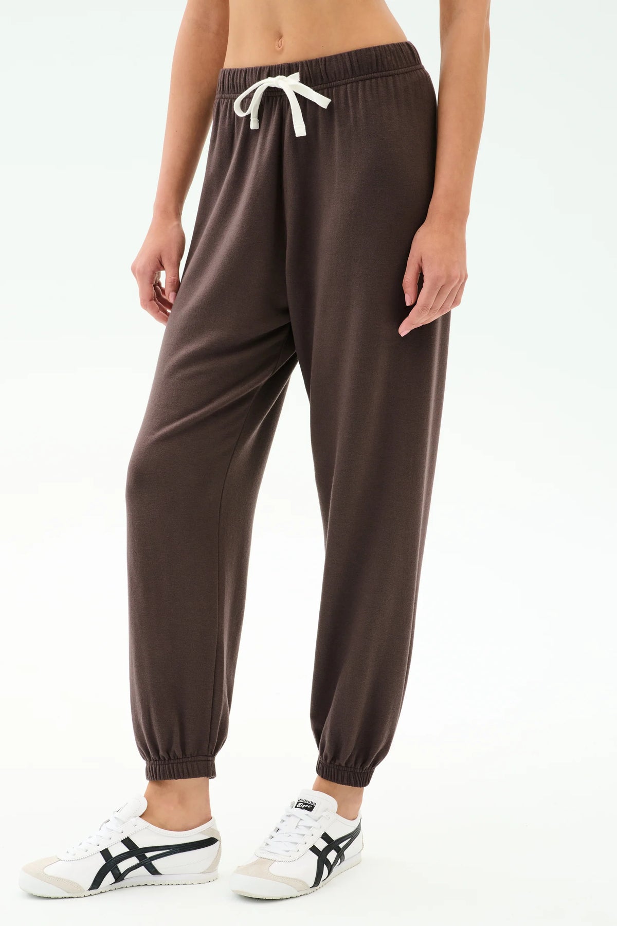 Splits 59 Andie Oversized Fleece Sweatpant - Dark Chocolate