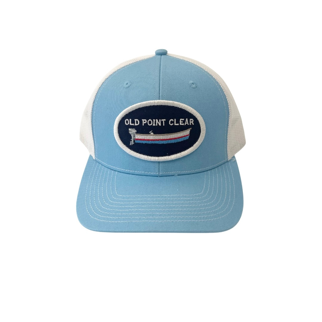 Old Point Clear Hat - Light Blue/Navy Patch