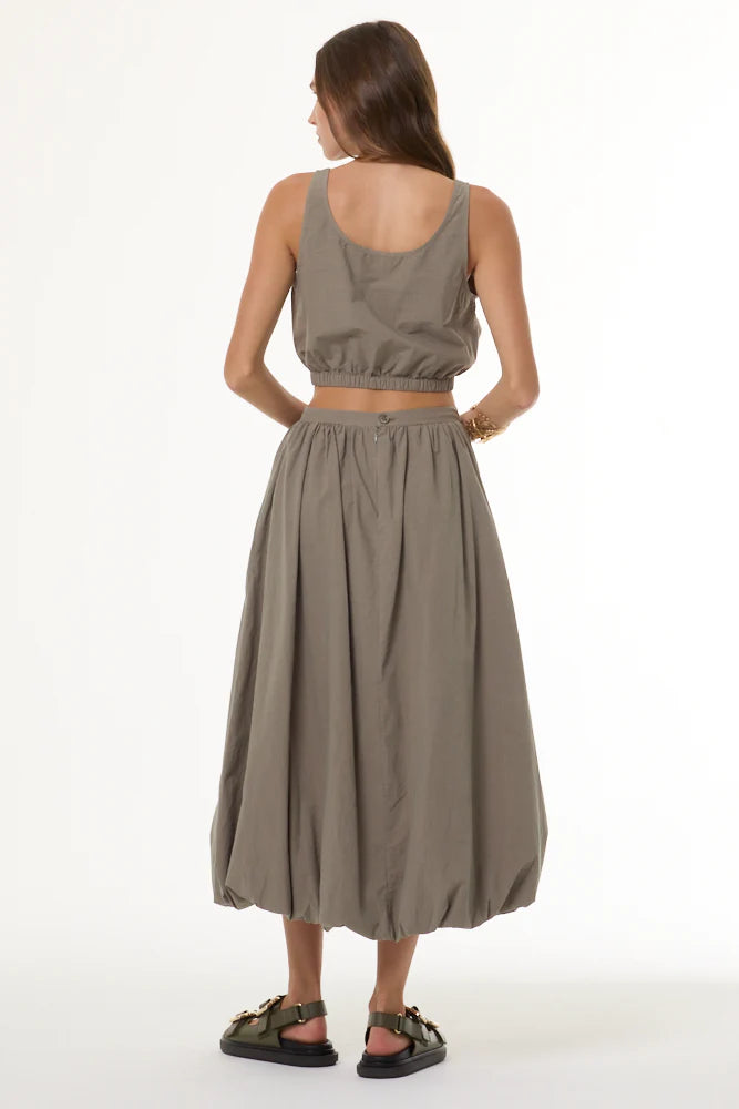 Young Fabulous & Broke Lani Crop Tank- Desert Sage