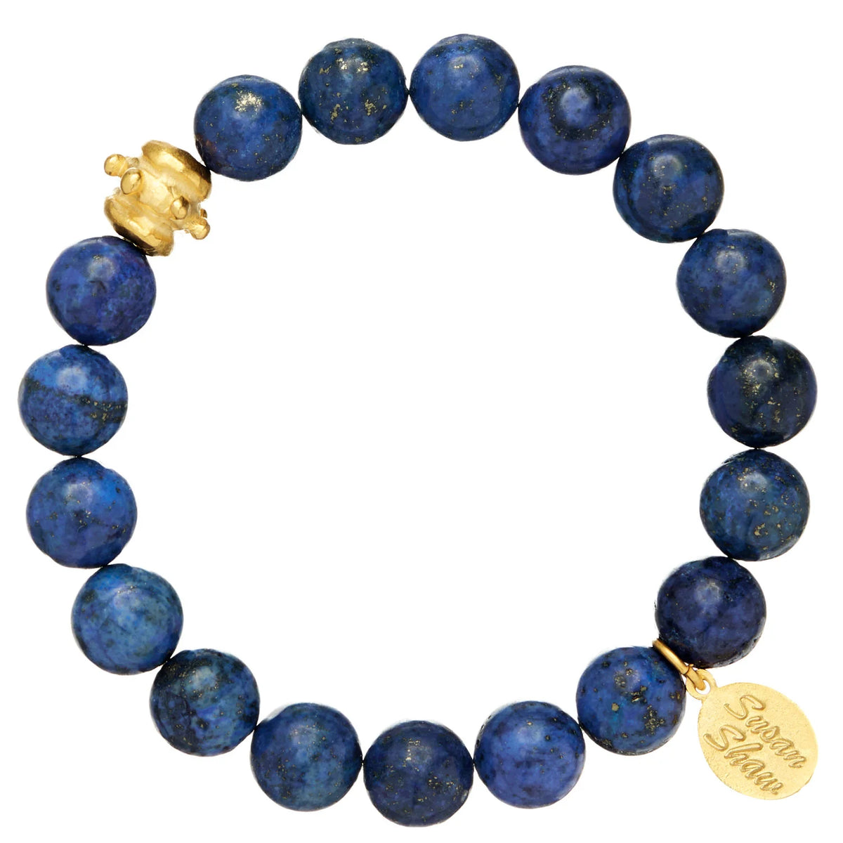 Susan Shaw Bailey Stretch Bracelet- Blue Lapis