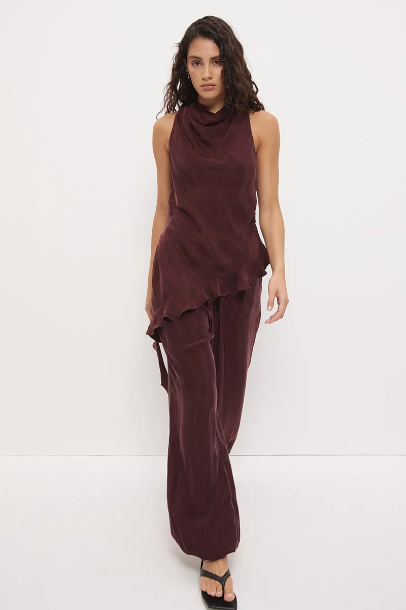 Mon Renn Eadie Top- Chestnut