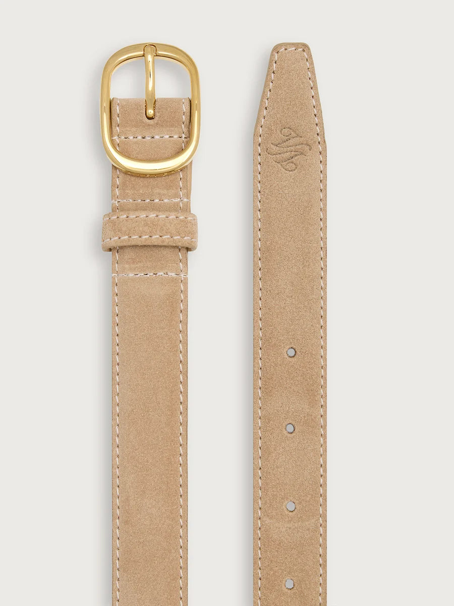Varley Deena Suede Belt- Sesame
