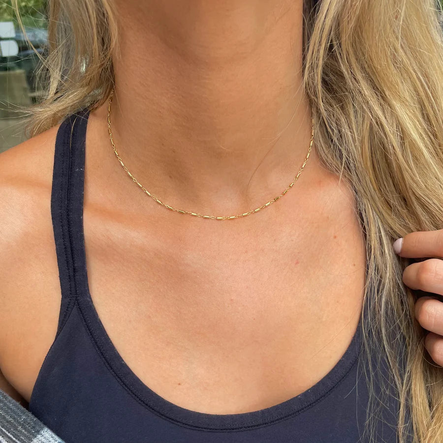 Nikki Smith Piper Gold Filled Necklace - Gold