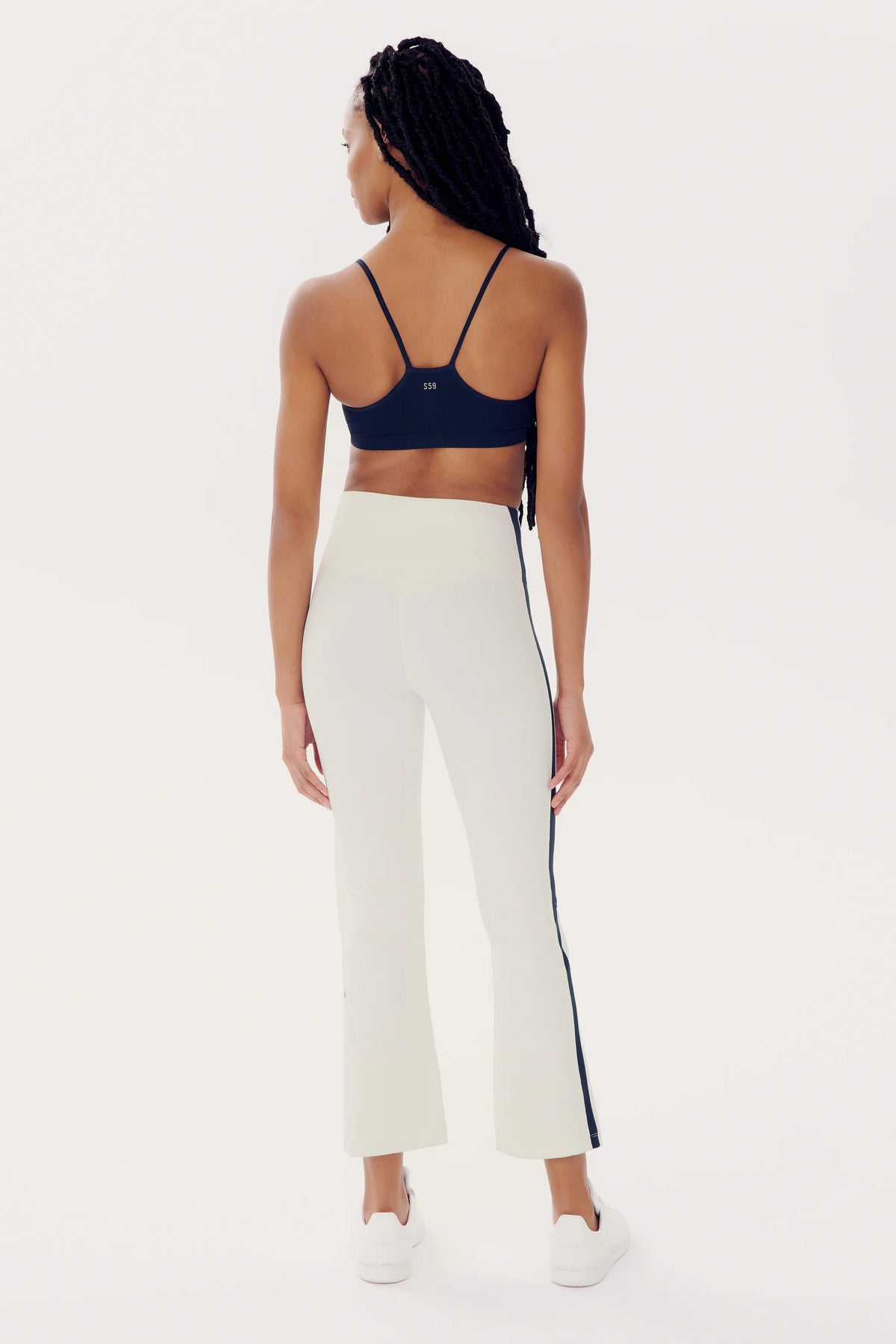 Splits 59 Raquel High Waist Crop - White/Crop