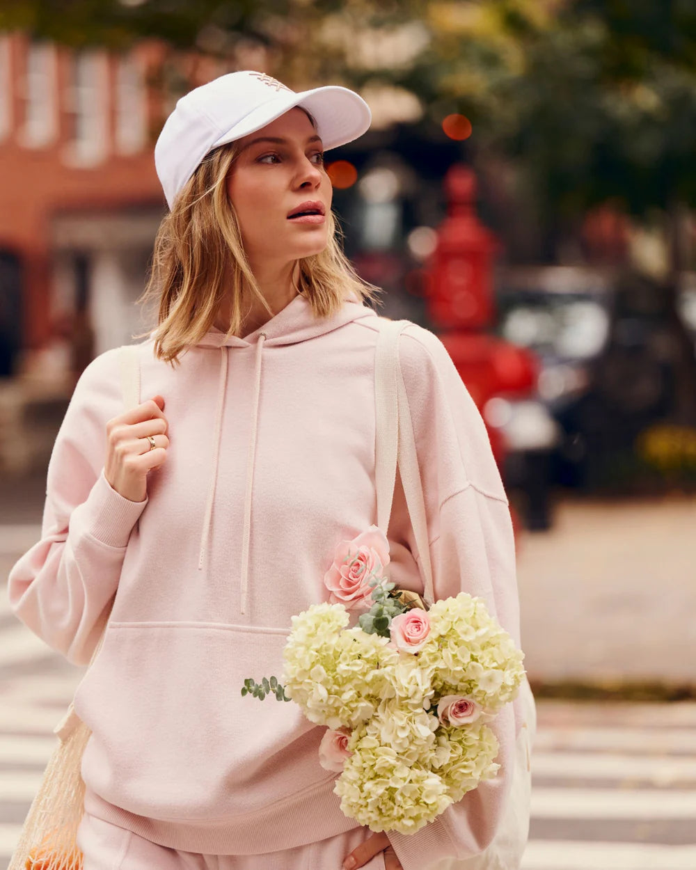 Rhone Apparel Signature Rib Hoodie - Petal Pink