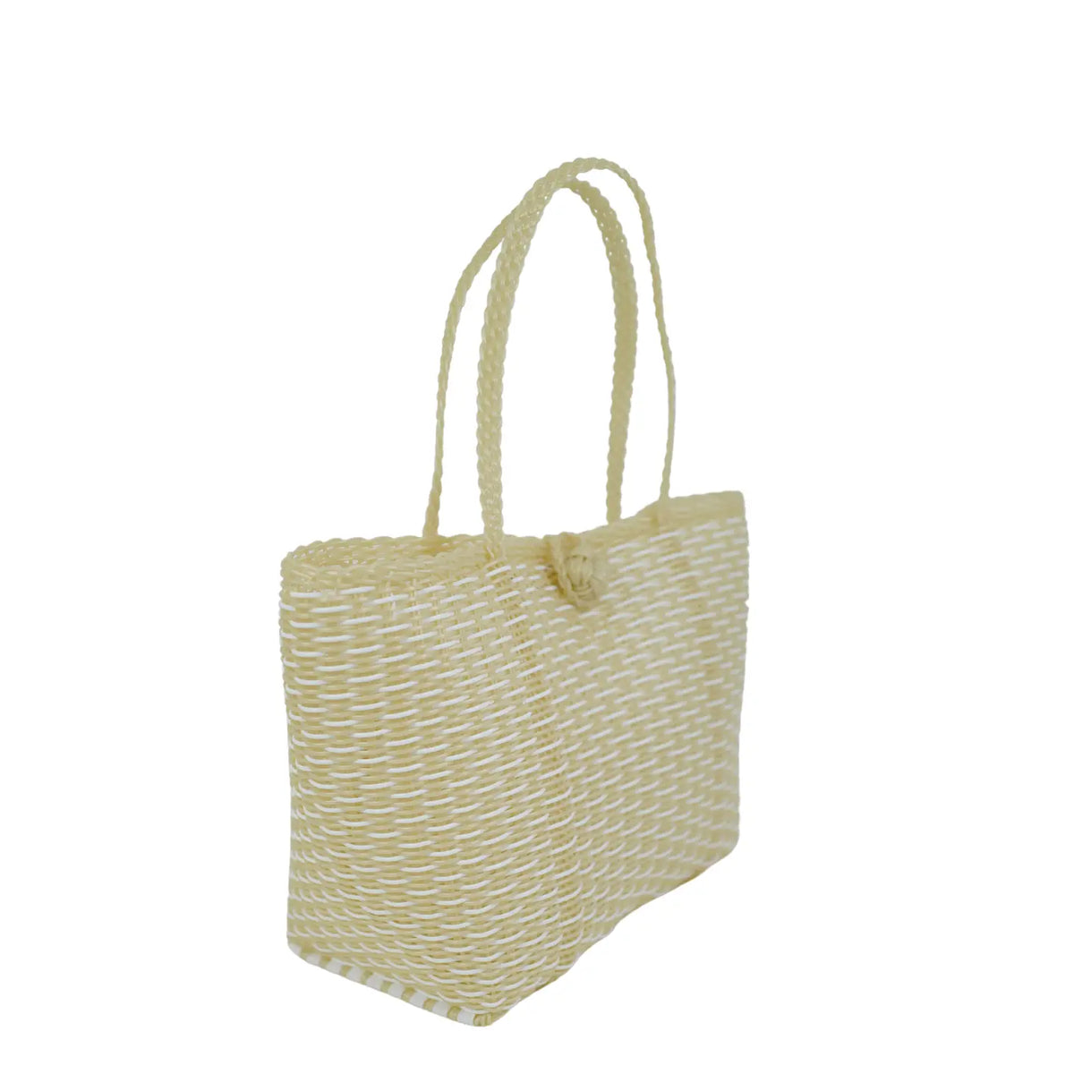 The Lilley Line Small Tote - Salt/Pearl + White