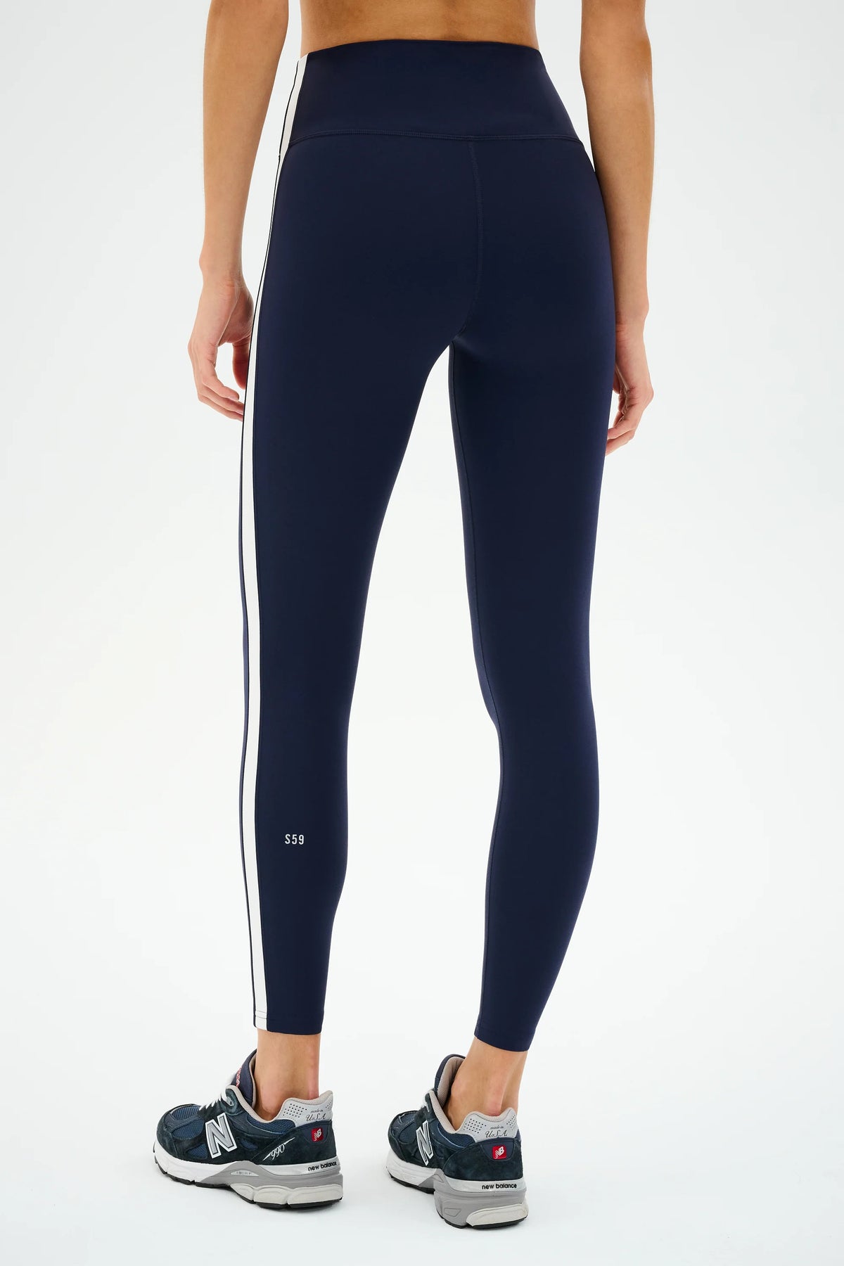 Splits 59 Clare High Waist Rigor 7/8 Legging - Indigo/White