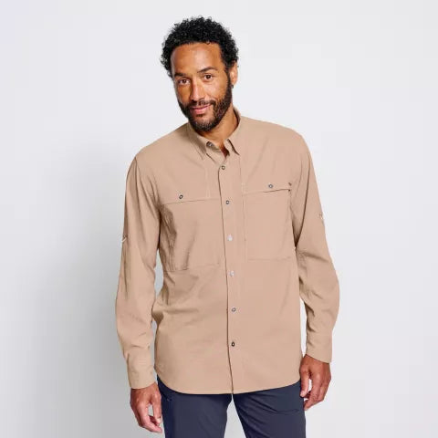 Orvis Long-Sleeved Open Air Caster Shirt - True Navy/Black