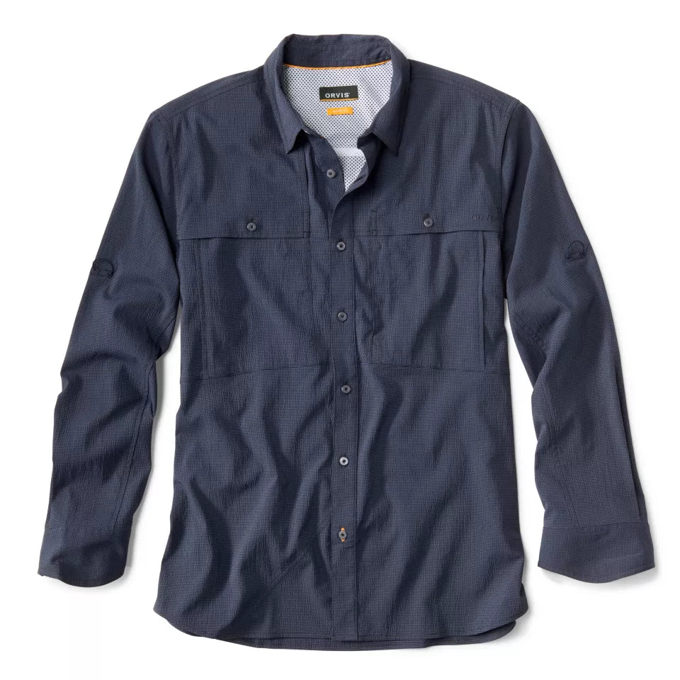 Orvis Long-Sleeved Open Air Caster Shirt - True Navy/Black